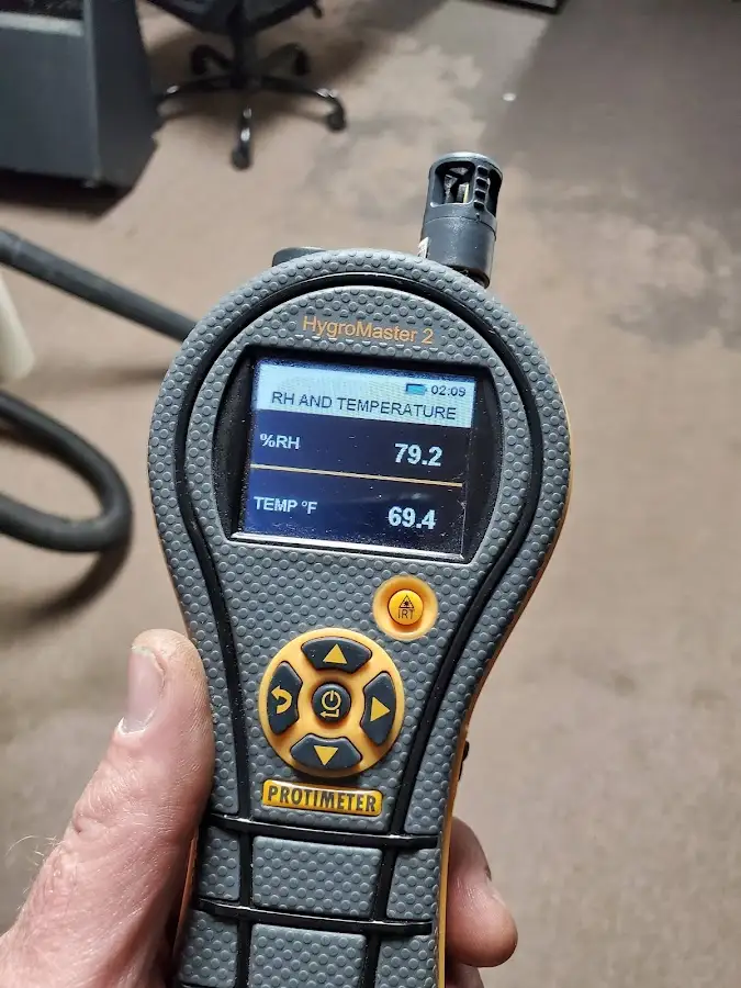 Moisture meter humidity assessment for Fire & Smoke Damage Restoration in Crestline