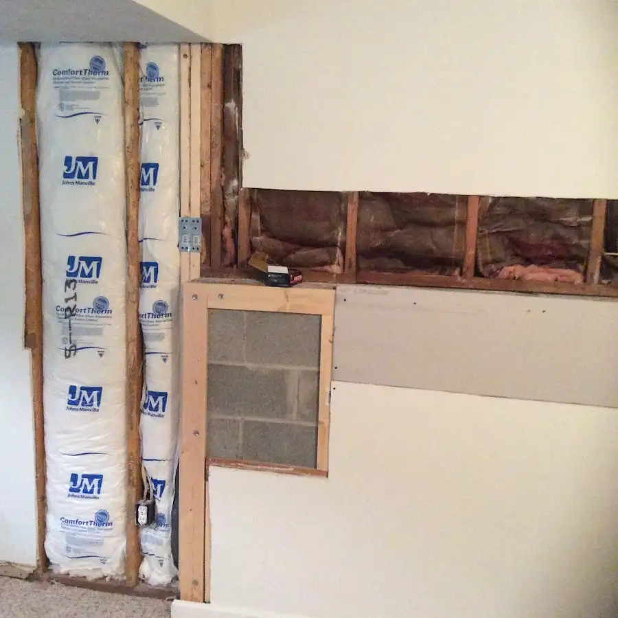 Wall insulation replacement during Structural Drying in Crestline
